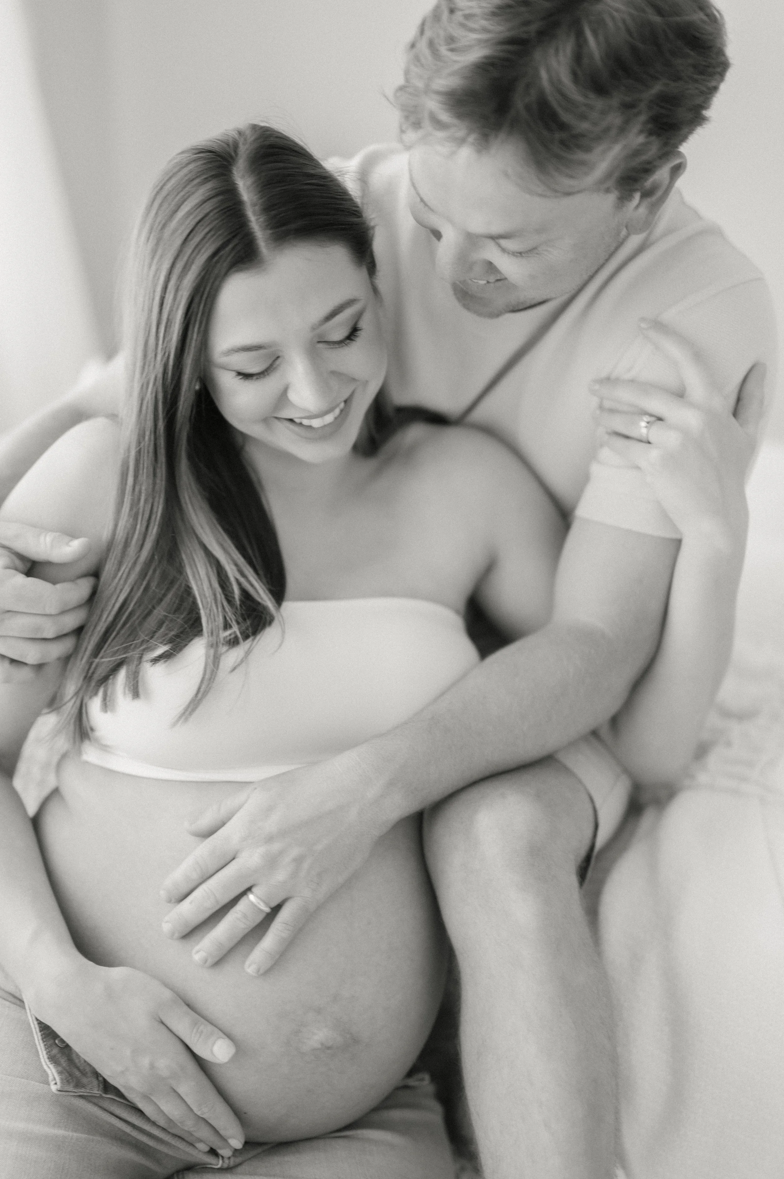 Maternity Photographer Studio session Baton Rouge