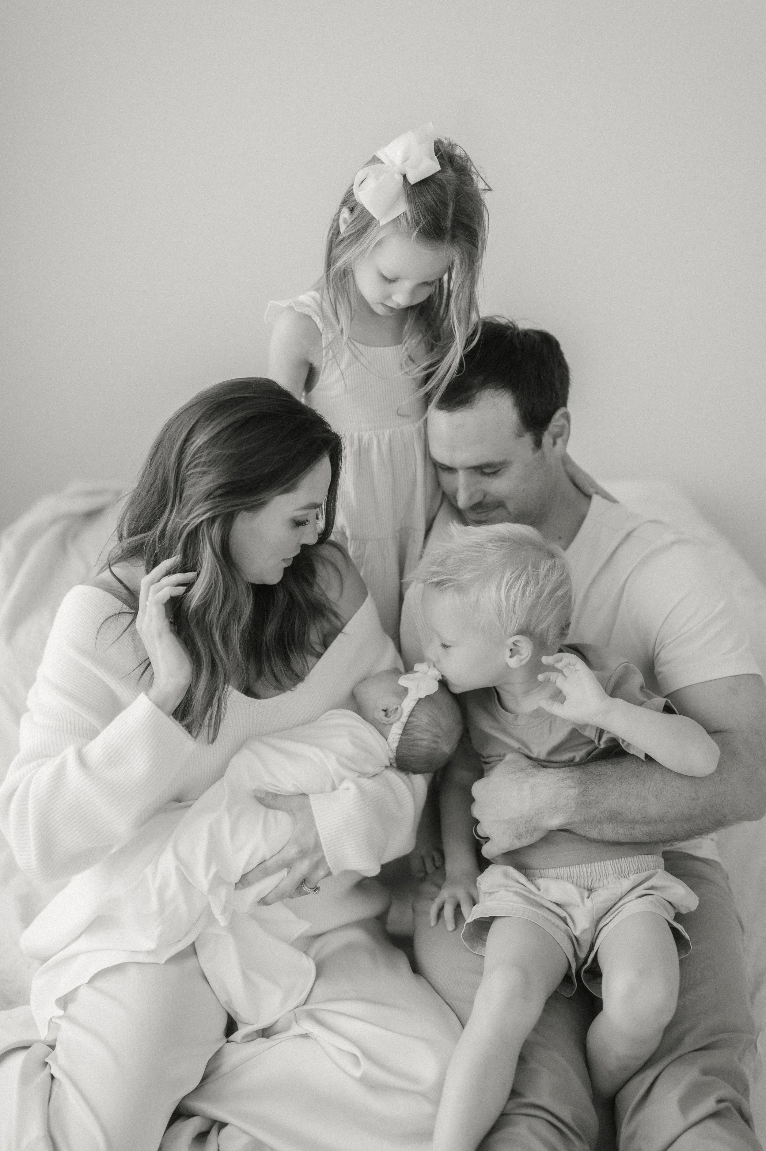Baton Rouge Newborn Family Photographer, Studio Session 
