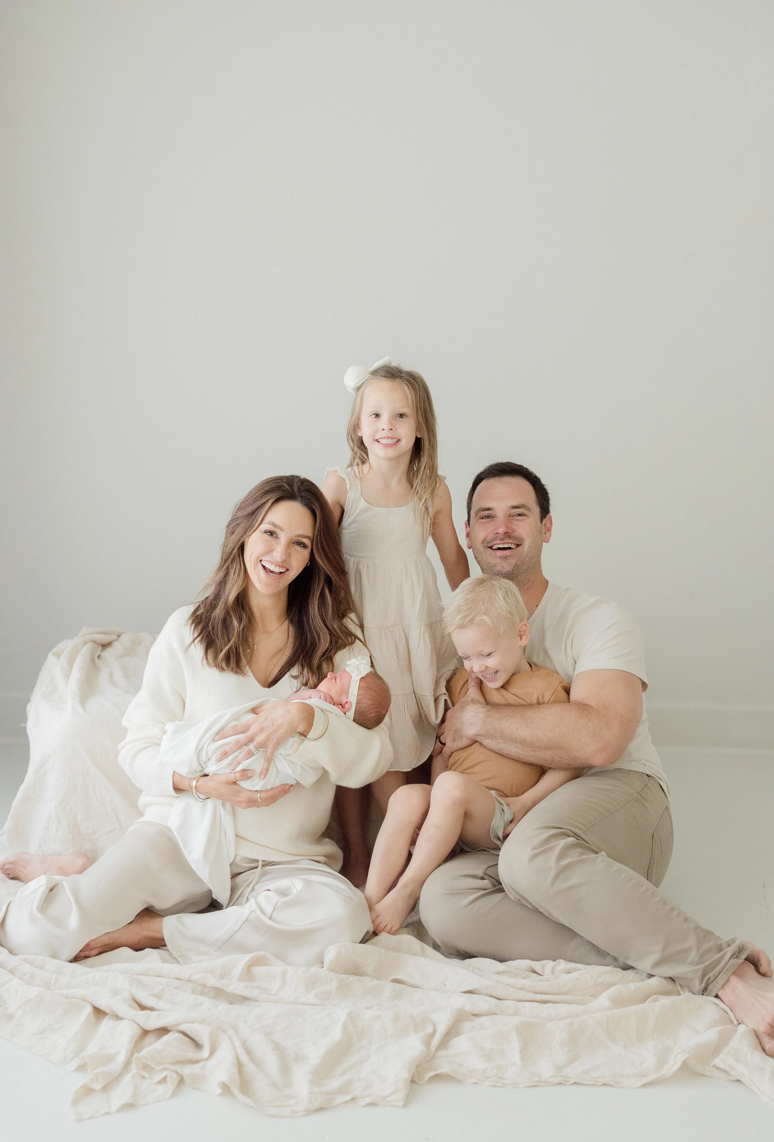 Baton Rouge Newborn Family Photographer, Studio Session 