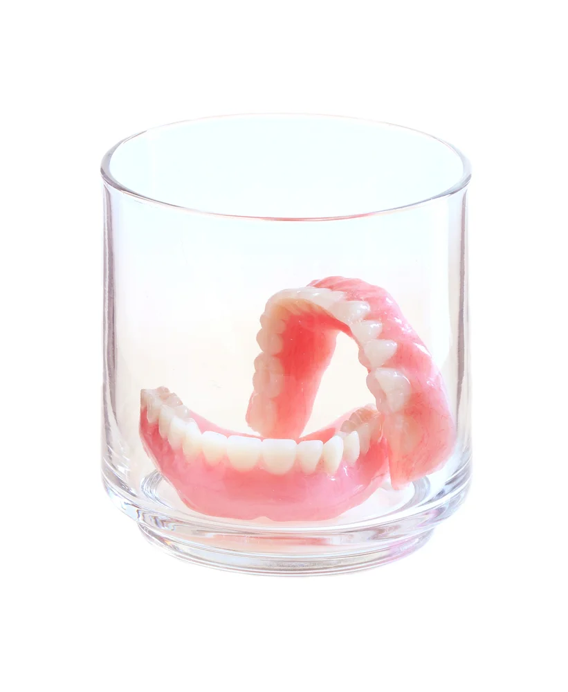 This is an example of a set of dentures. They are made from acrylic, and custom fabricated for your mouth.