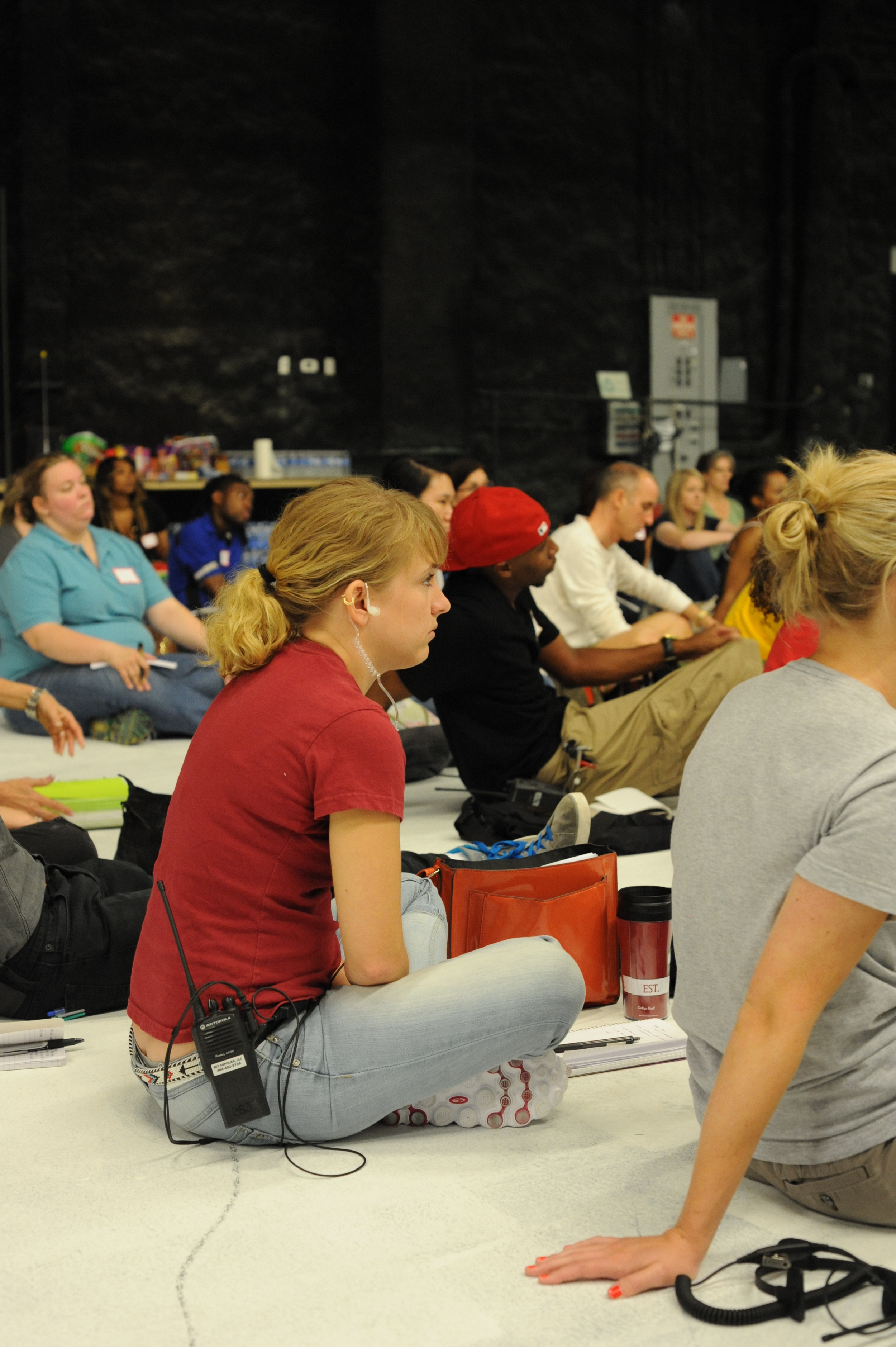  Run like a film set, students are issued walkie talkies to learn proper set etiquette.&nbsp; 