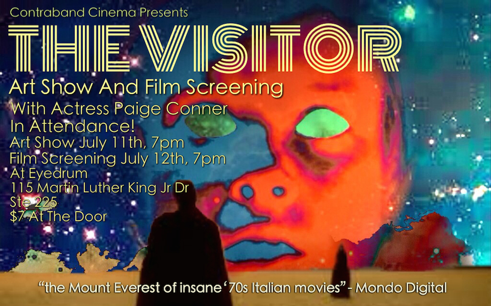 Flashback to 1979 Atlanta with Contraband Cinema's "The Visitor" event this weekend!