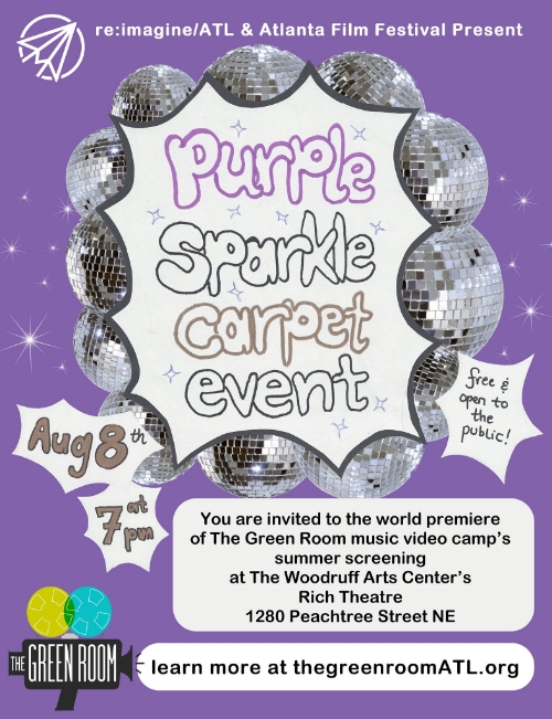 You are invited to the Green Room Purple Sparkle Carpet Event this Saturday Night!