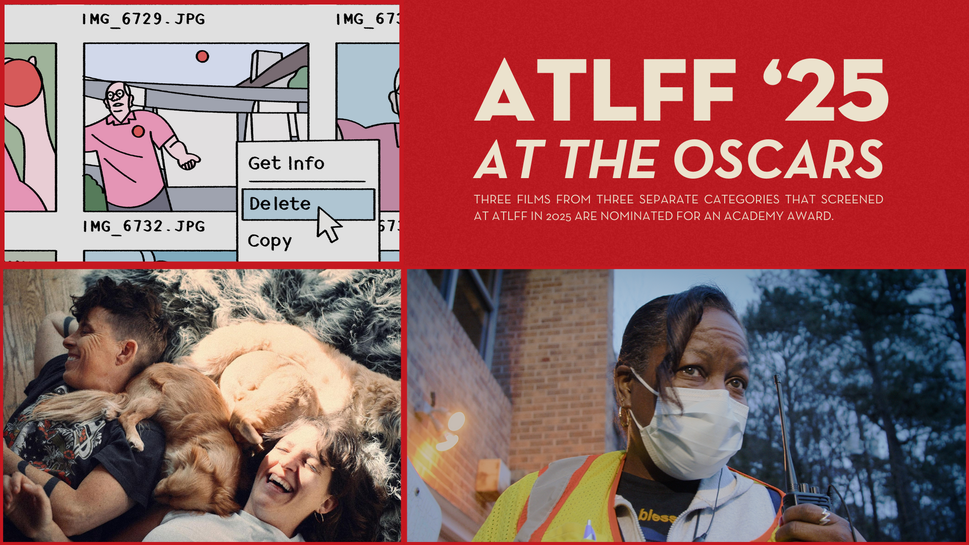 49th Annual Atlanta Film Festival Films Nominated for Academy Awards