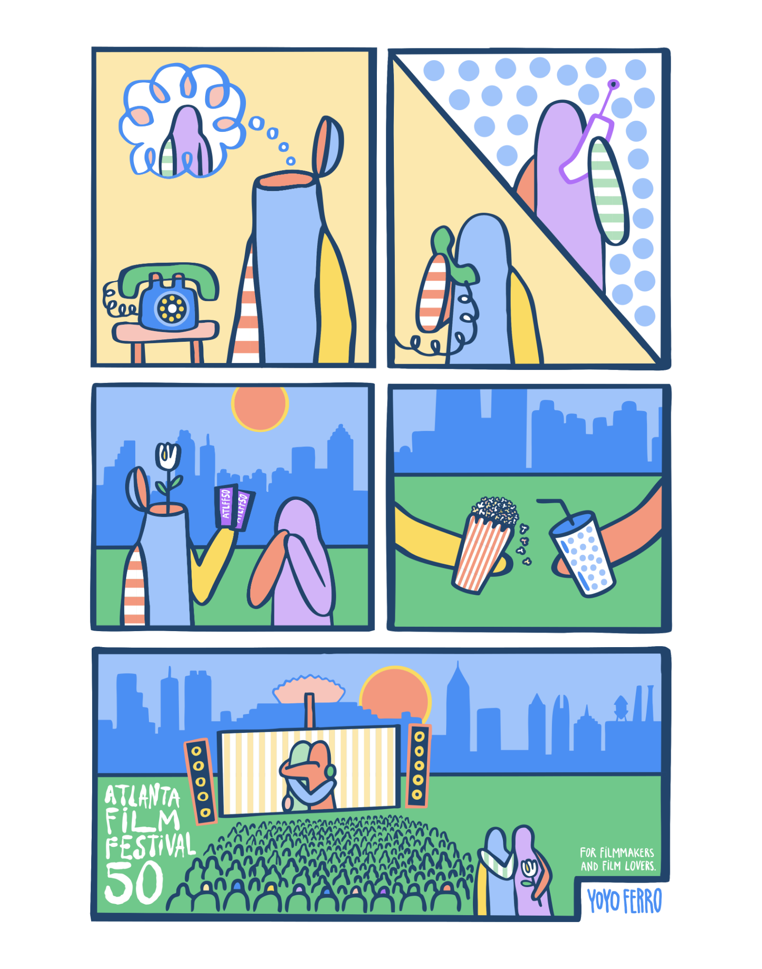 Yoyo Ferro x ATLFF50 Art Print