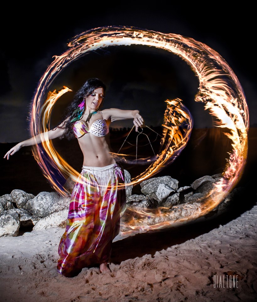 belly dancer fire dancer fire fans