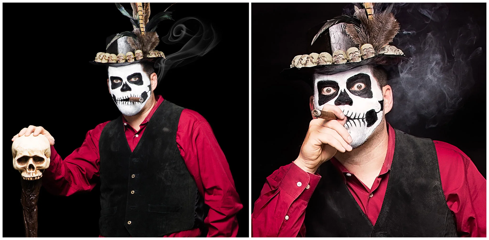 That's me as Papa Legba ( Haitian Voodoo)