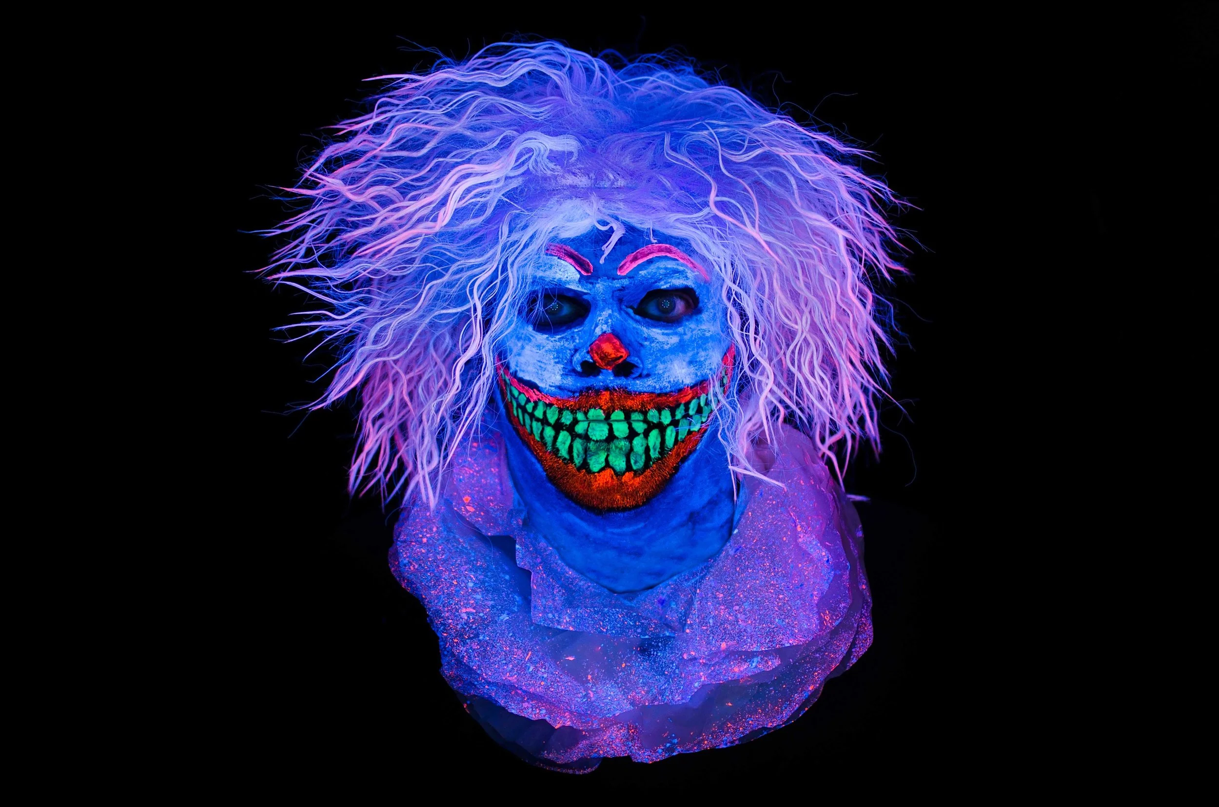 Black light Halloween Clown