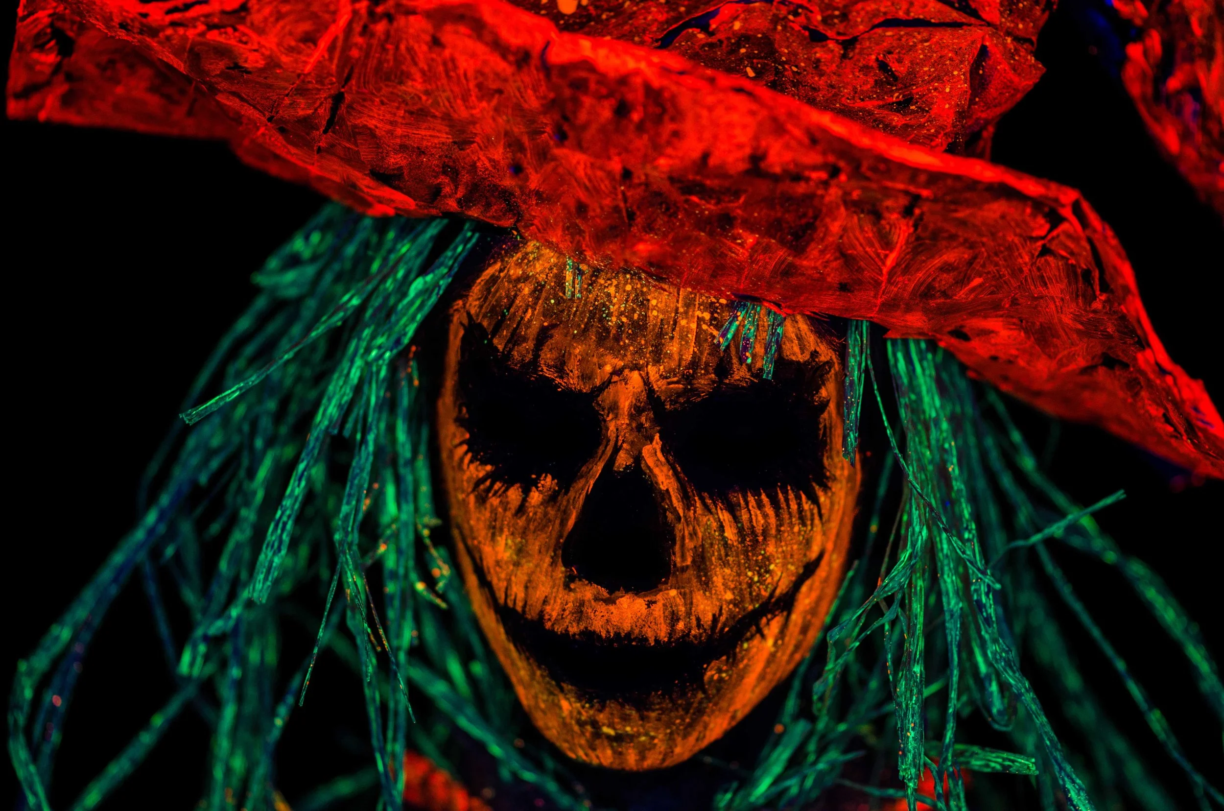 Black Light Halloween Scarecrow