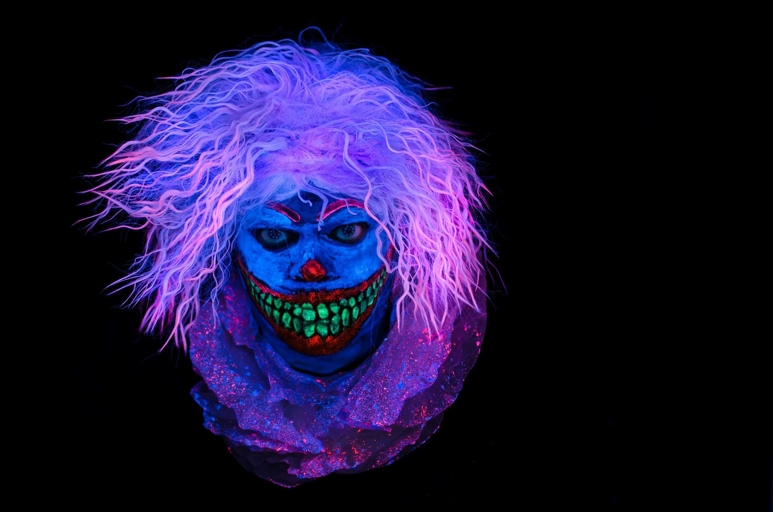 Black Light Halloween Clown
