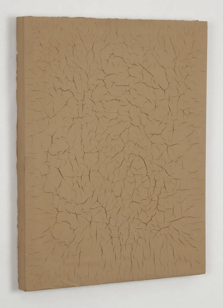 dried 2011 tempera on wood 14 X 11 X 0.75 inches