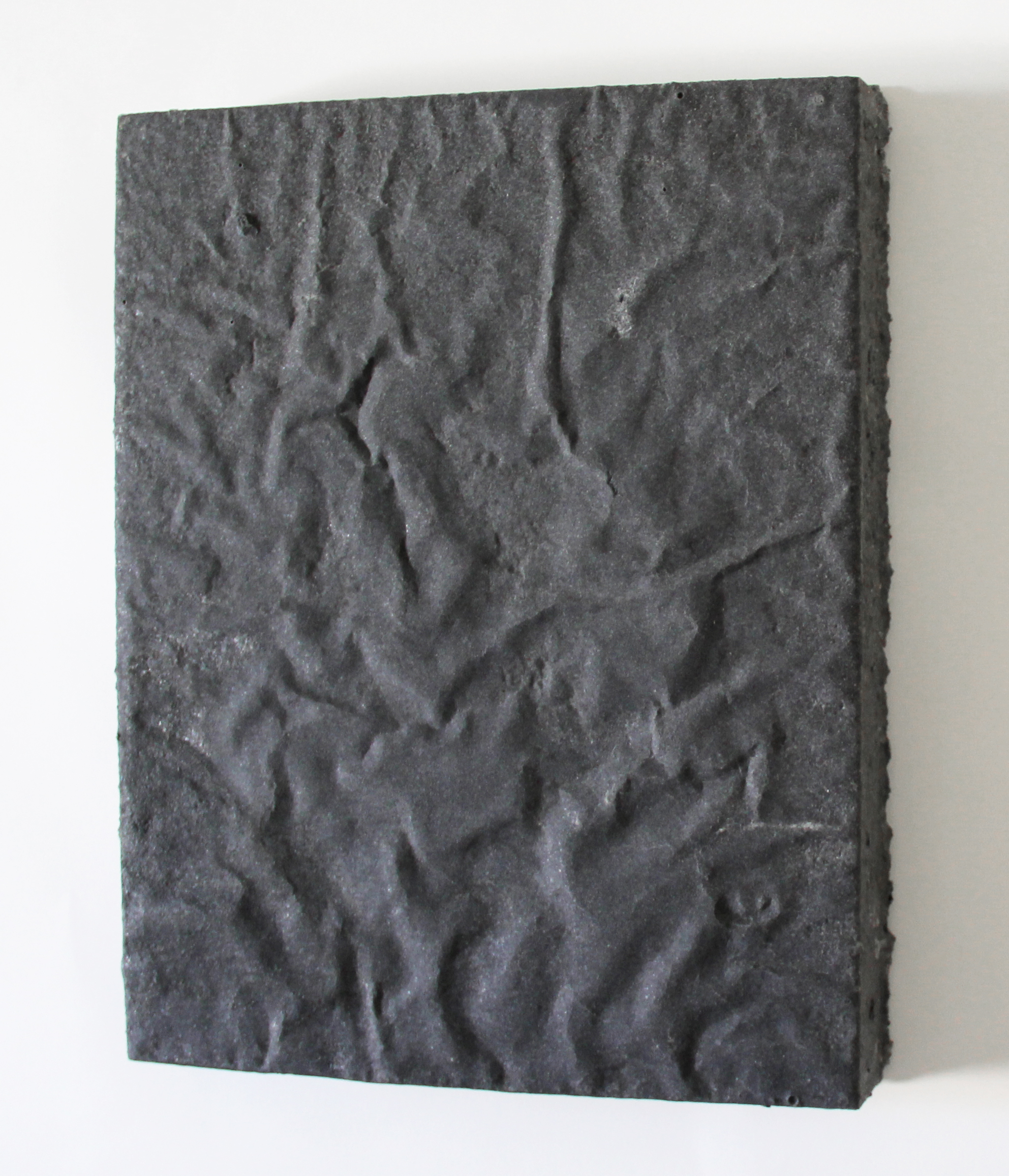 graphite1 2014 graphite, sugar, acrylic on wood 14 x 11 x 0.75 inches