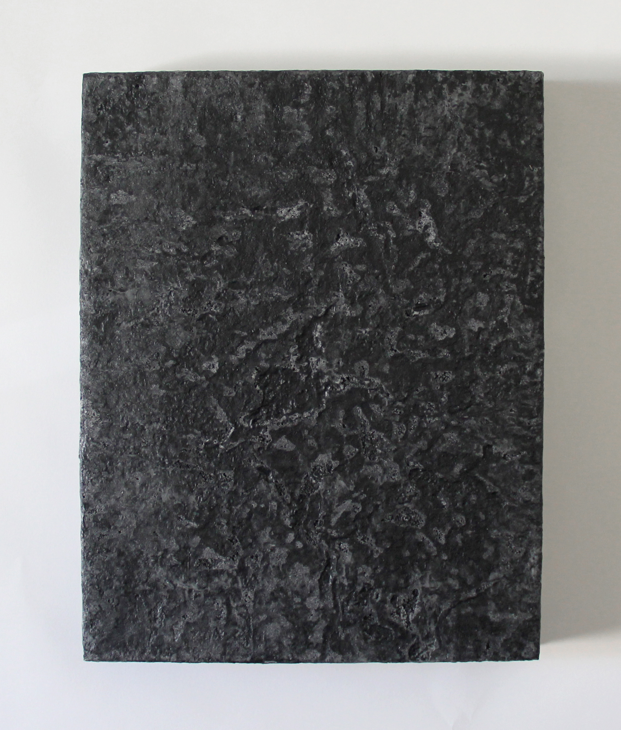 graphite3 2014 graphite, sugar, acrylic on wood 14 x 11 x 0.75 inches