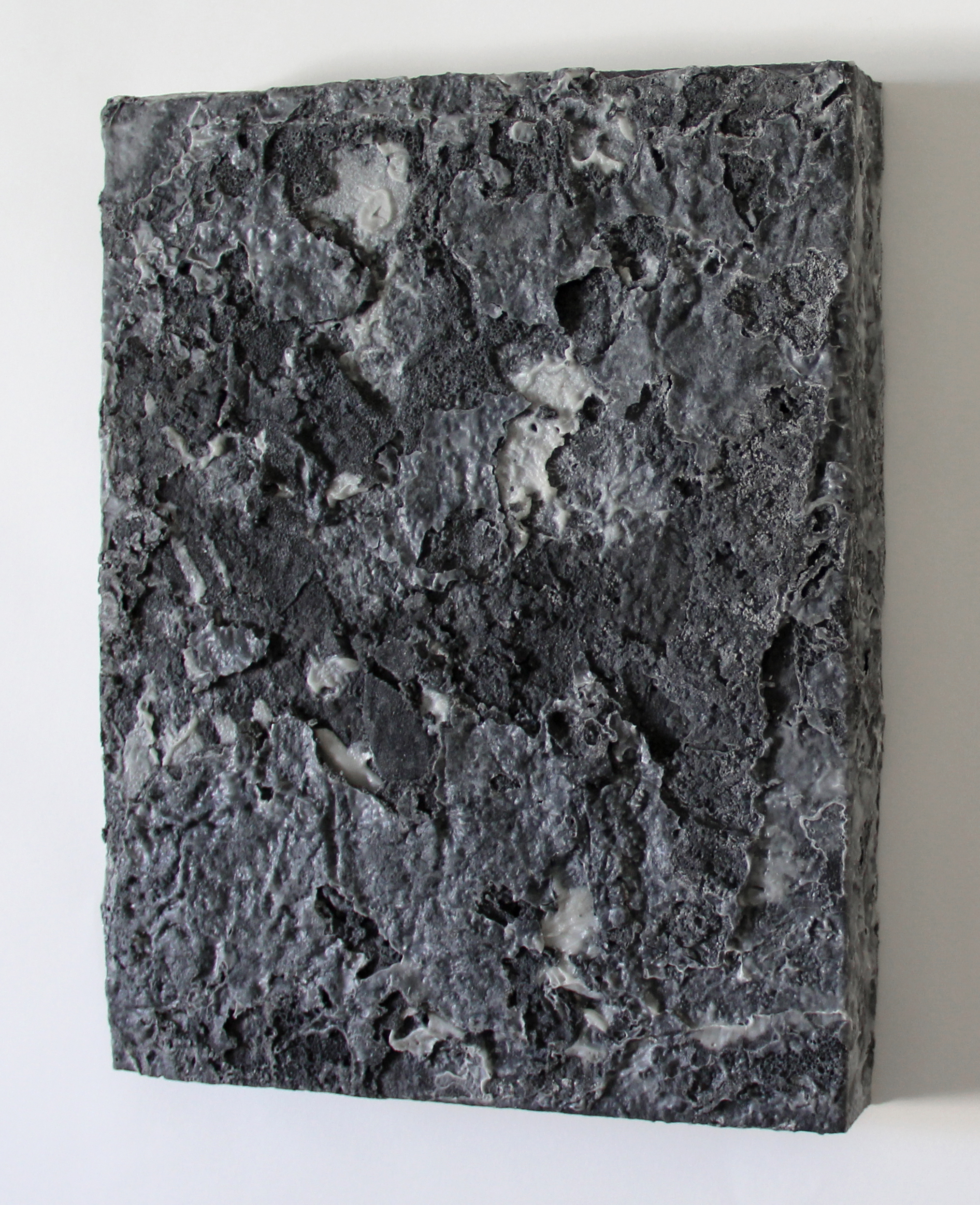 graphite4 2014 graphite, sugar, acrylic on wood 14 x 11 x 0.75 inches