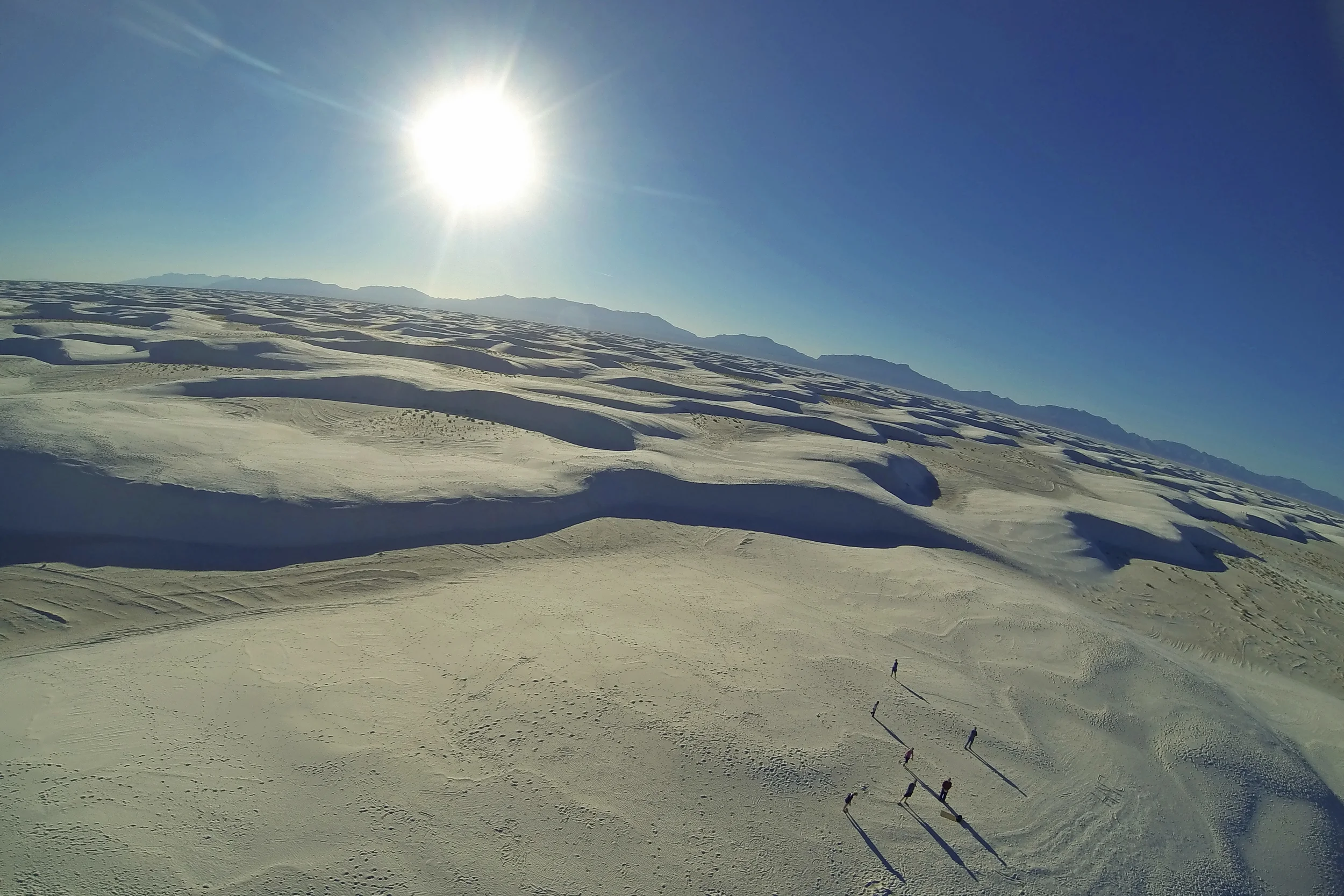 White Sands (Location of the filming of the first Transformers movie)
