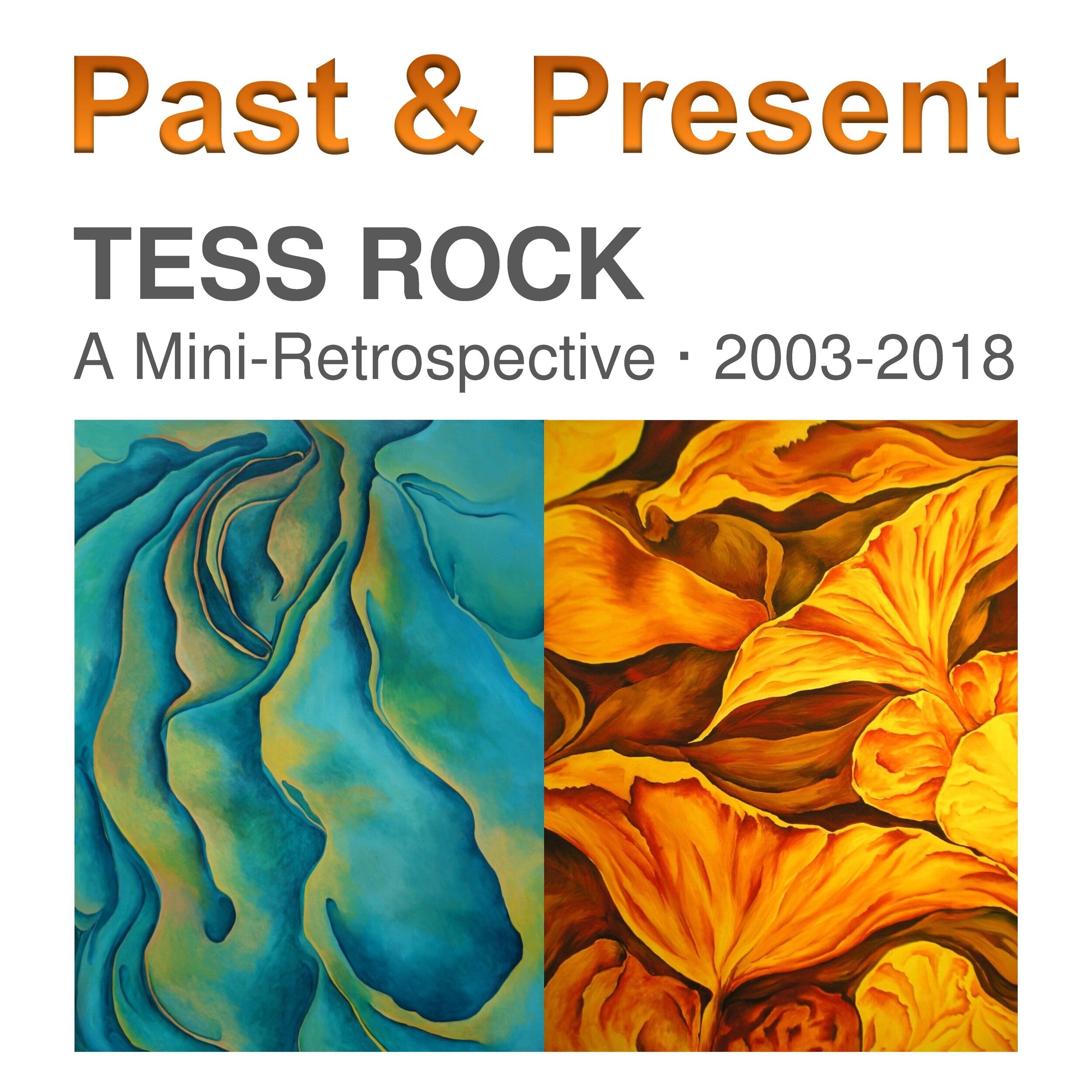  Flyer for Tess Rock’s Past &amp; Present: A Mini Retrospective at CLICK. 