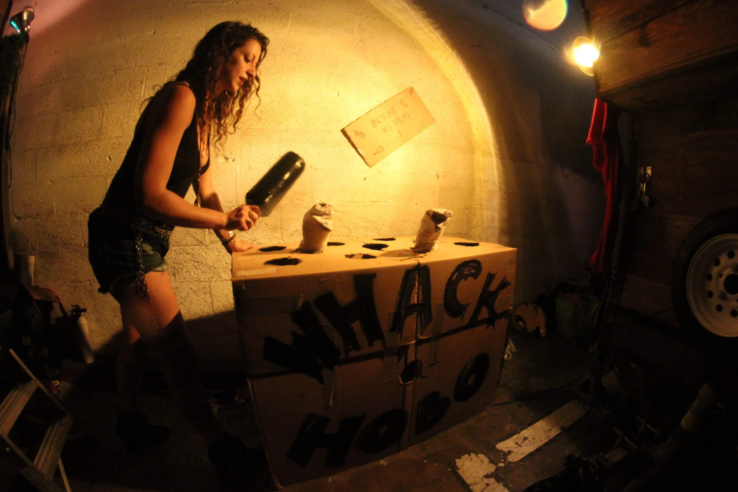 whack a hobo made by shane parez & heather chuck craft
