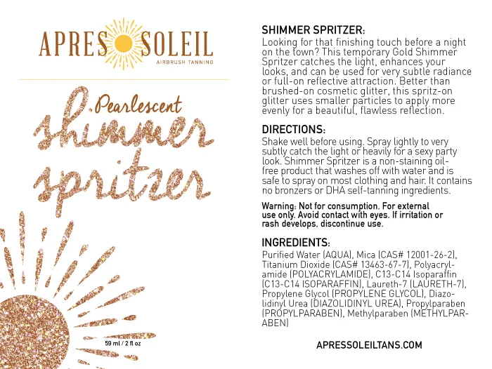 Shimmer Label Close Ups