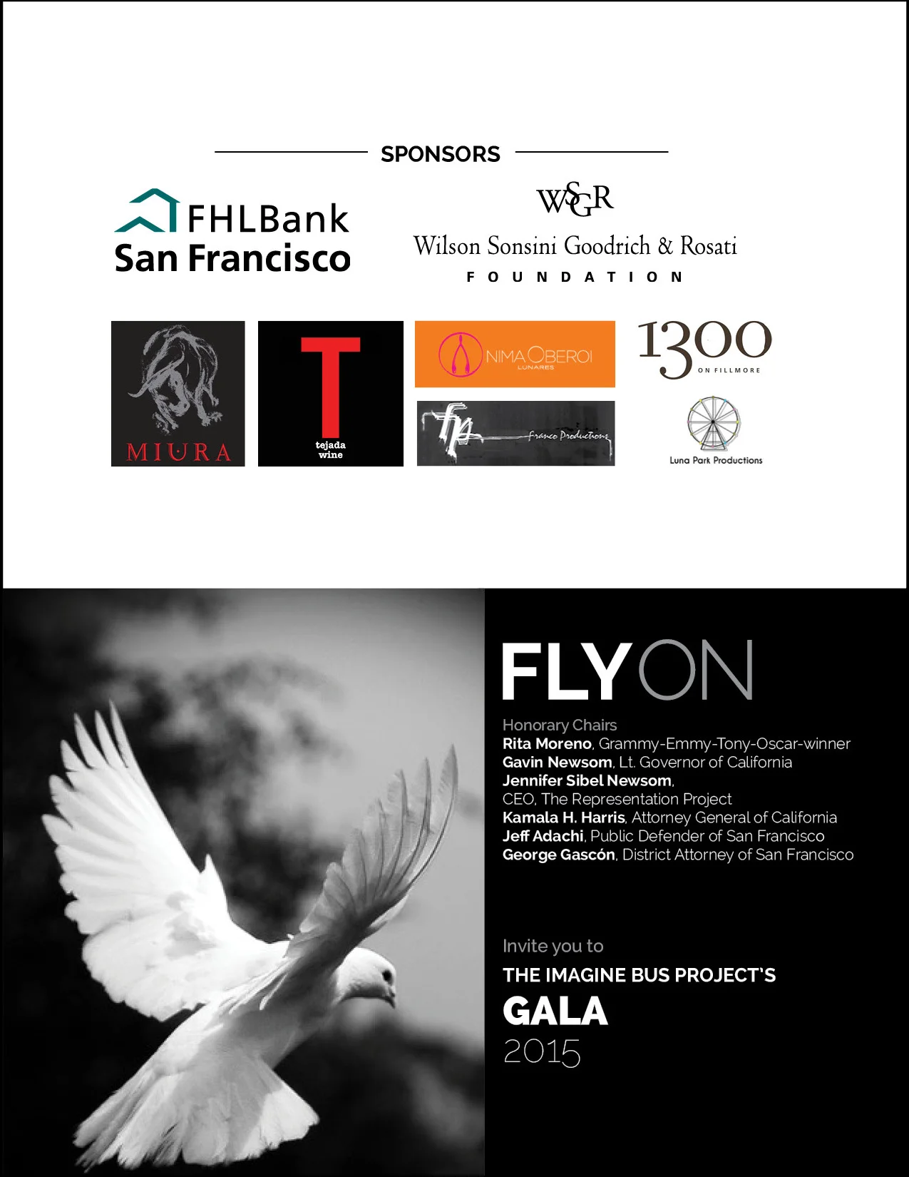 Imagine Bus Gala 2015 Invitation FCBC