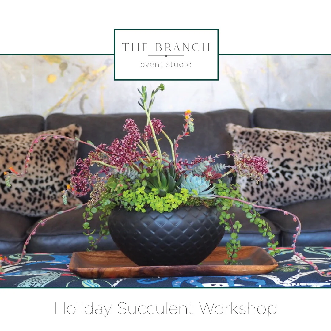 The Branch Event Studio Succulent Event