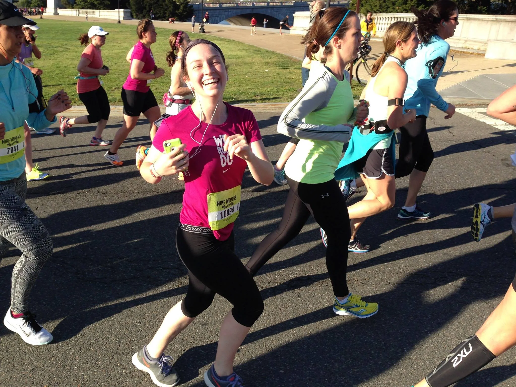 The *perfect* picture of Nike athleticism. (I actually did have that much fun. #werundc)