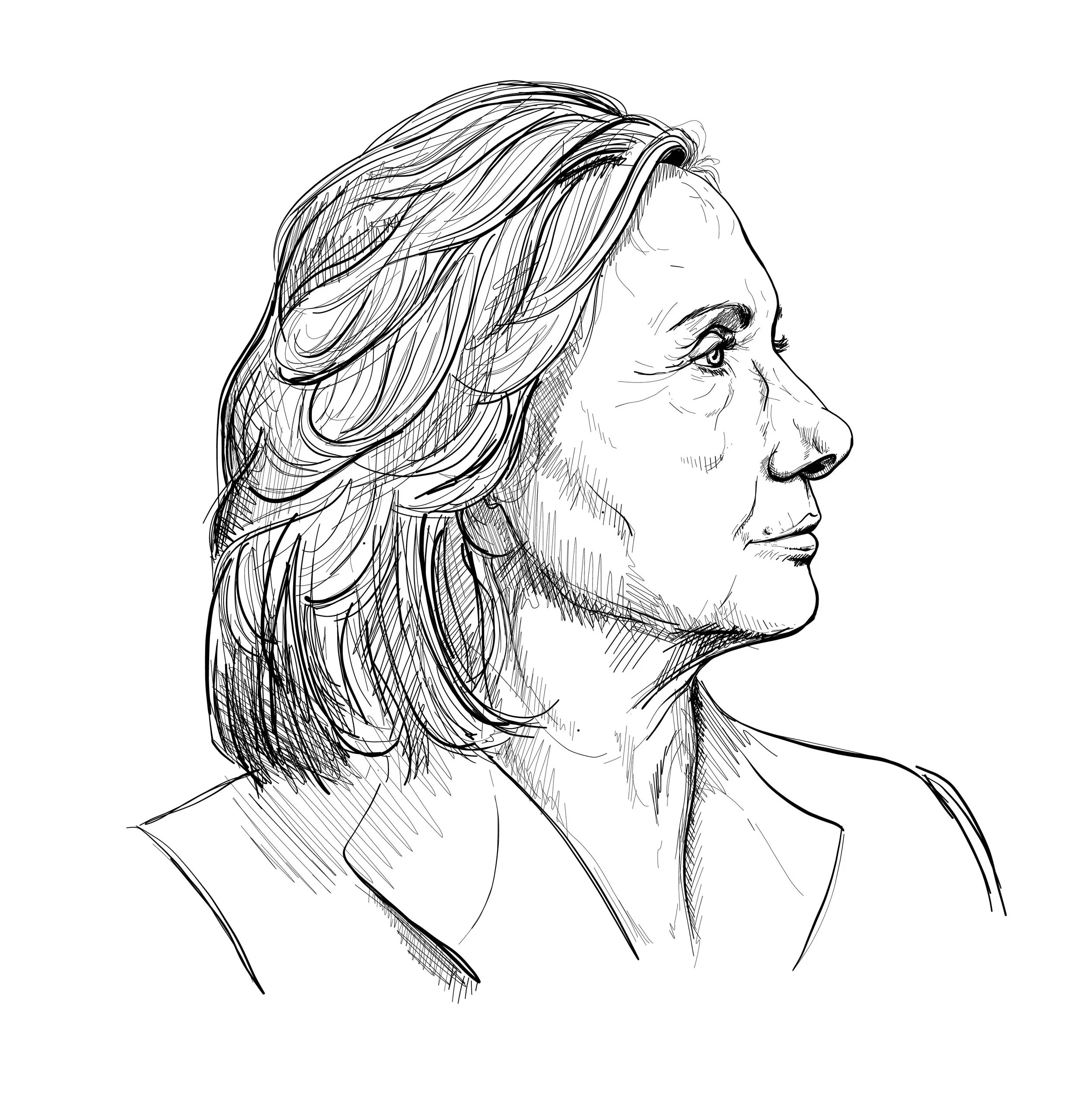Portrait of Hillary Clinton - July 2016