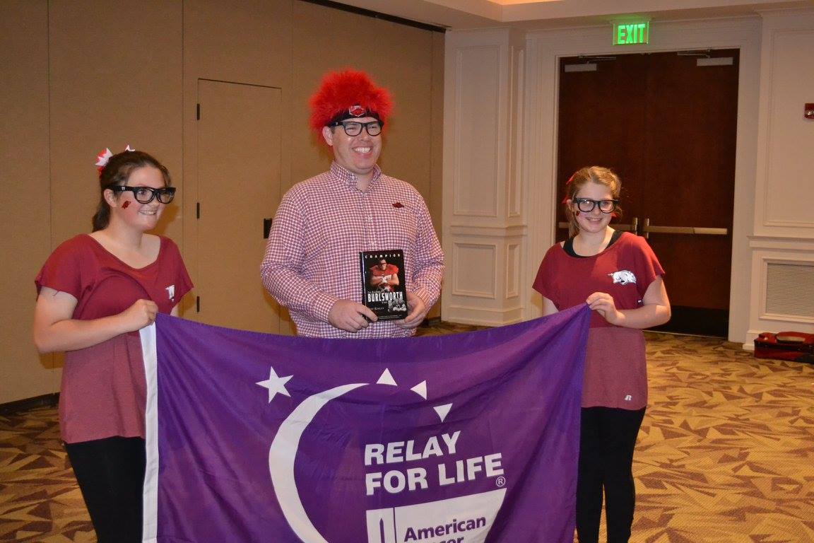Pictured above from left to right are Hailey O'Neal, Taylor, and Morgan Queen. The two young ladies did an outstanding job helping Taylor with his table.