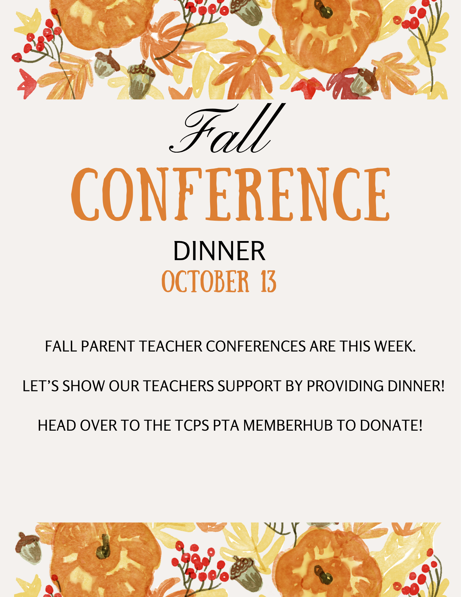Fall Conference Dinner