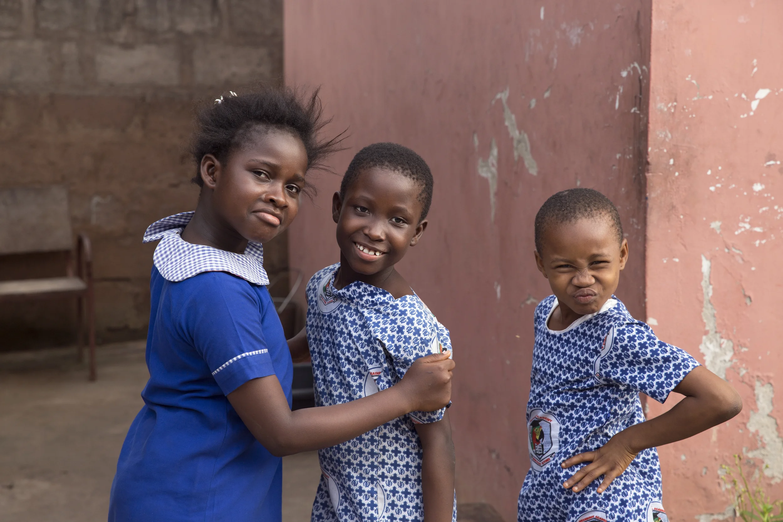 My cutie pie roommates: Emmanuella, Alice, and Peace