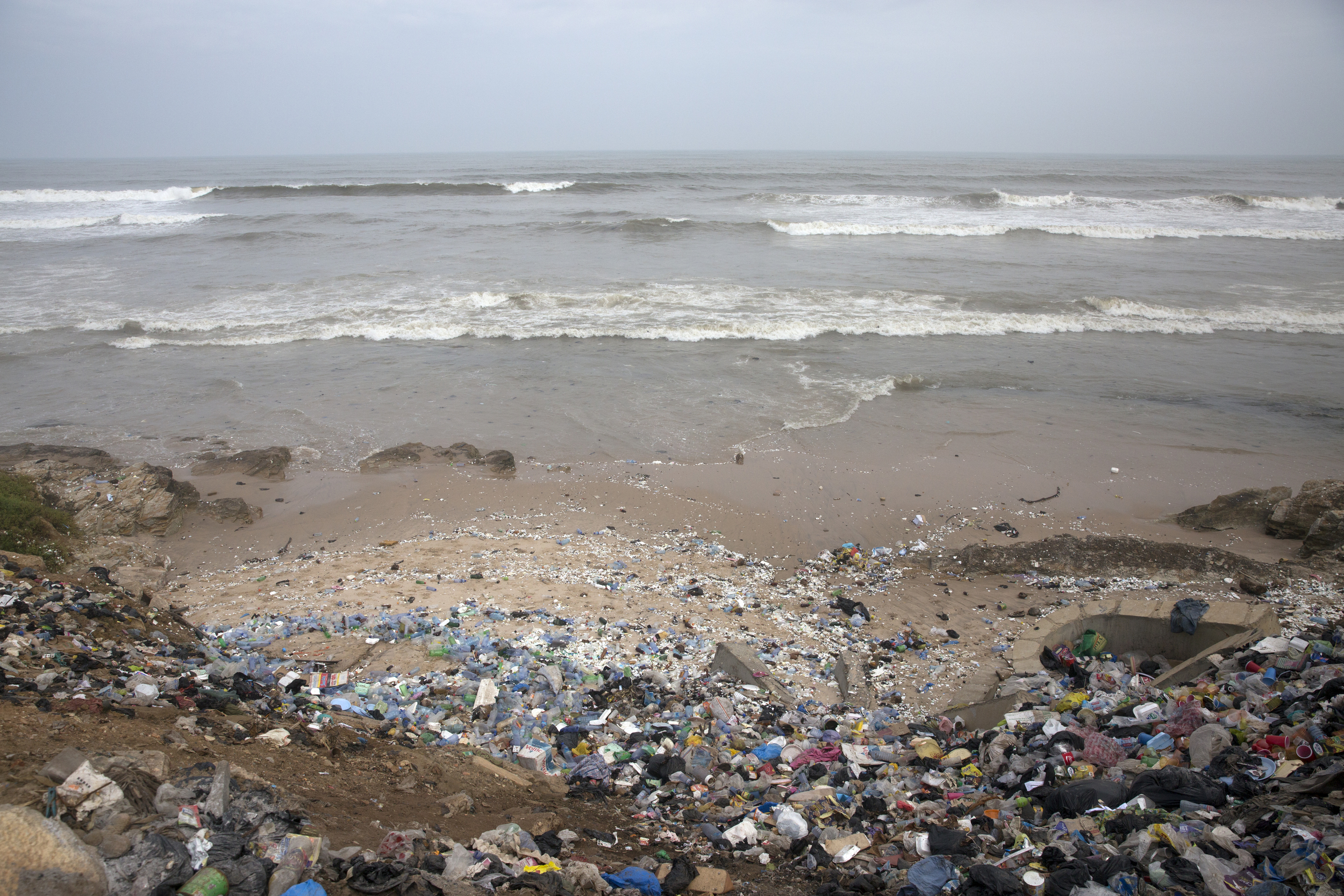 As you can see, a lot of people litter on this beach...