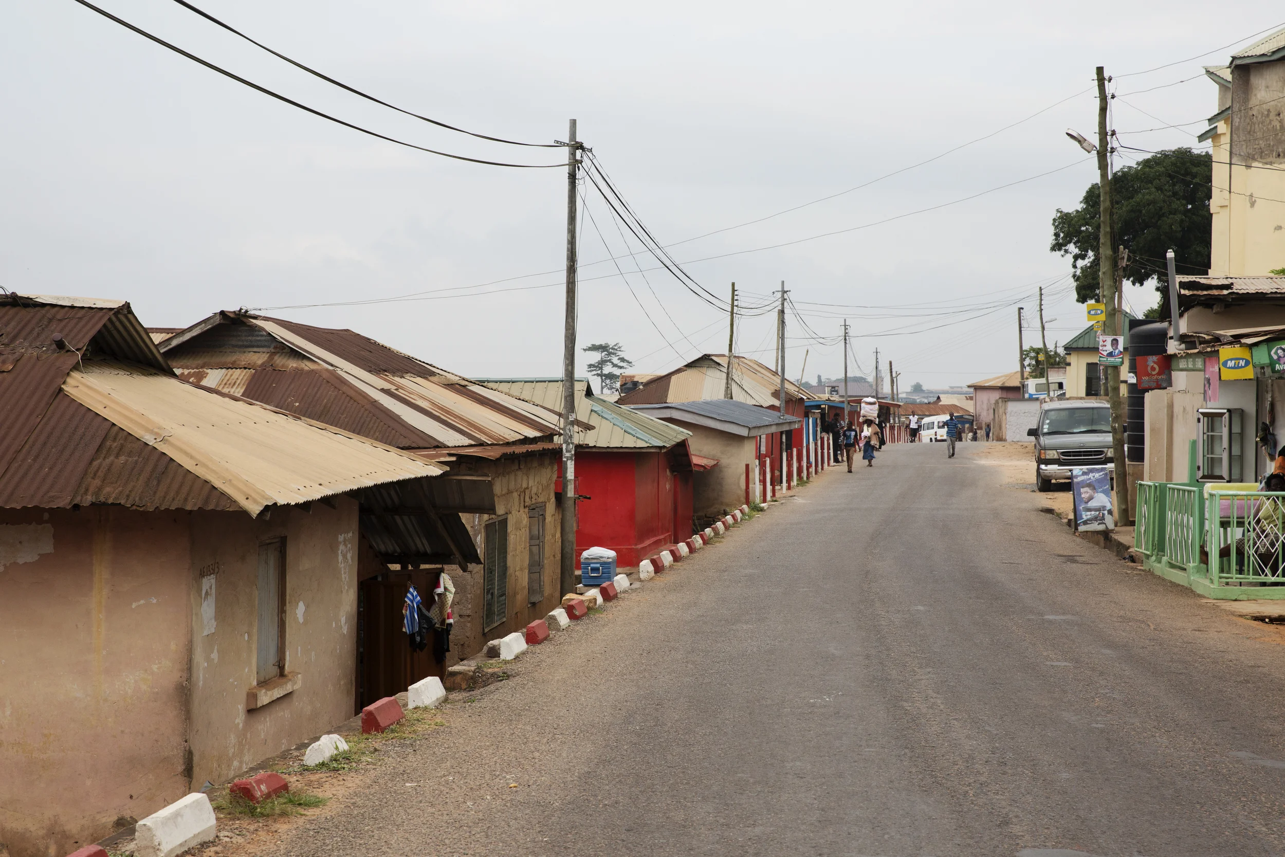 Here is the super cute town of Aburi (pronounced Ah-bree)!