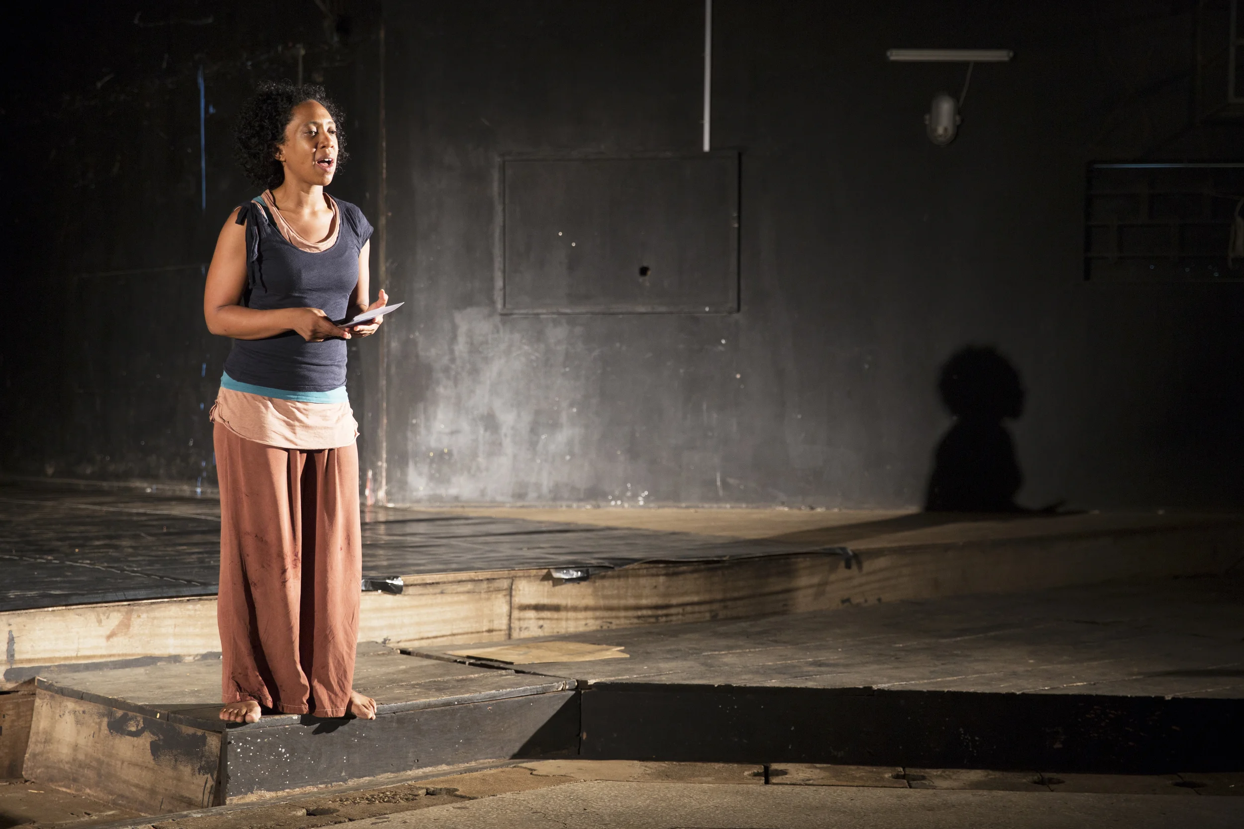 Liliona Quarmyne introduces the first piece she choreographed, "We Are Every Moment."