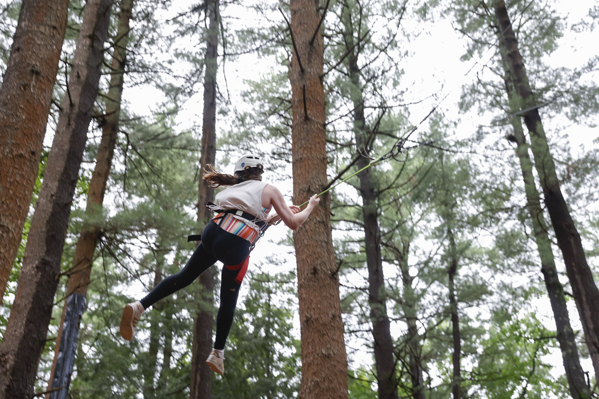  Josie Levin partakes in the “big swing” elective on July 18, 2021.  