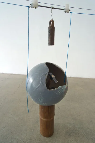 assist artist in fabrication of objects, production of video piece and installation of exhibition. materials: video projection, sound, various found and assembled objects Vishal Jugdeo: The Thing That Proceeds The You - Thomas Solomom Gallery, June 2013