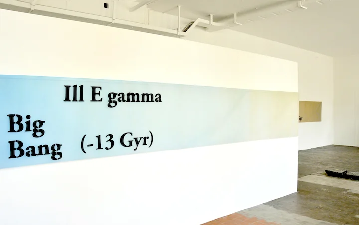 assist artist in fabrication of objects materials: paint, silk Elena Bajo: Time is the Form of the Object: July 2015