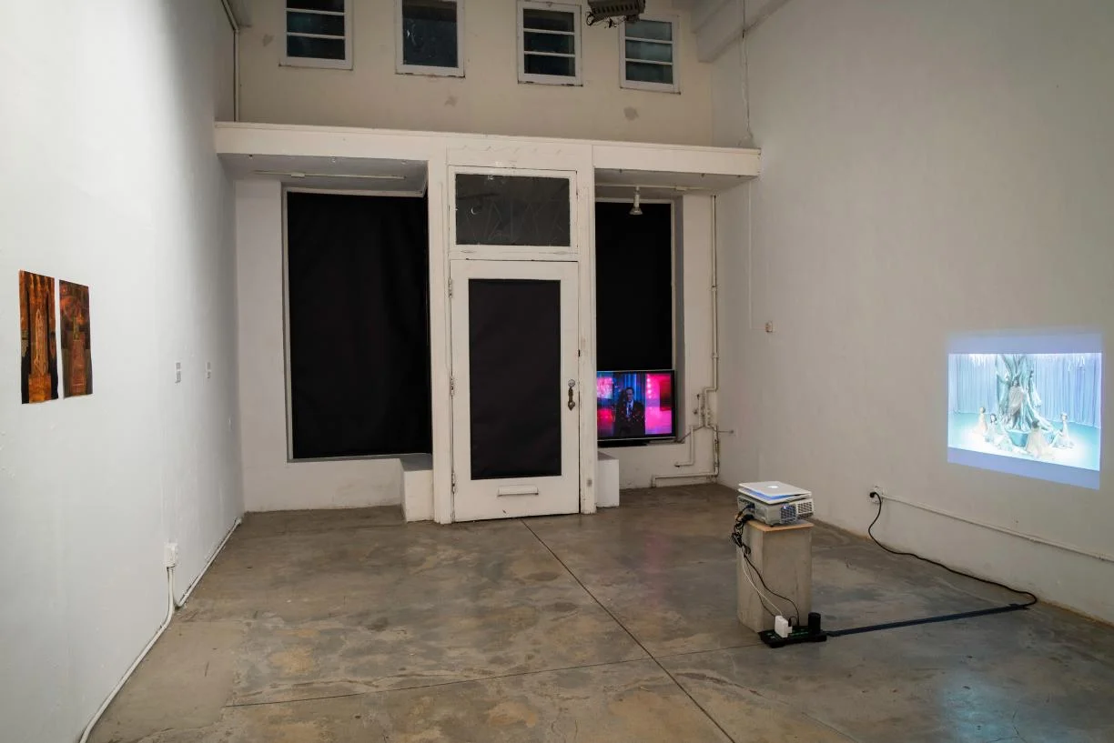 exhibition installation for Evergreene Studios A Stranger in my Grave: group show: Aug. 2016