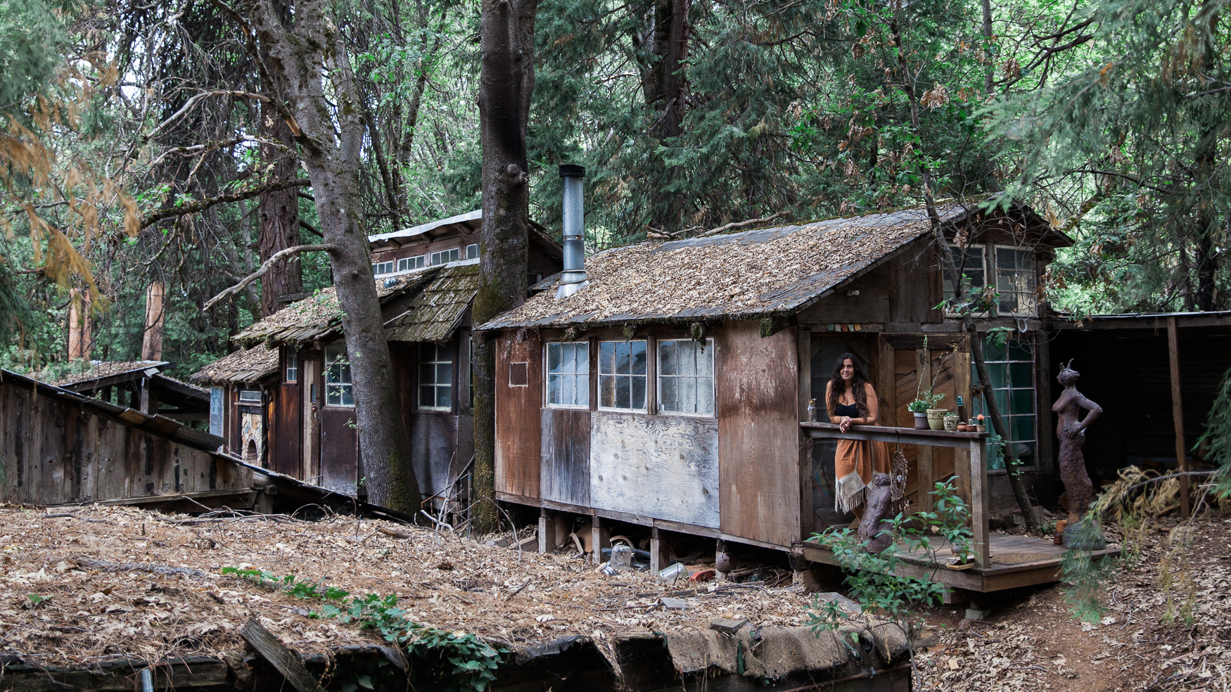Jessica's home. Originally constructed by Dick Hotchkiss and a group of Art Students in the mid seventies. 