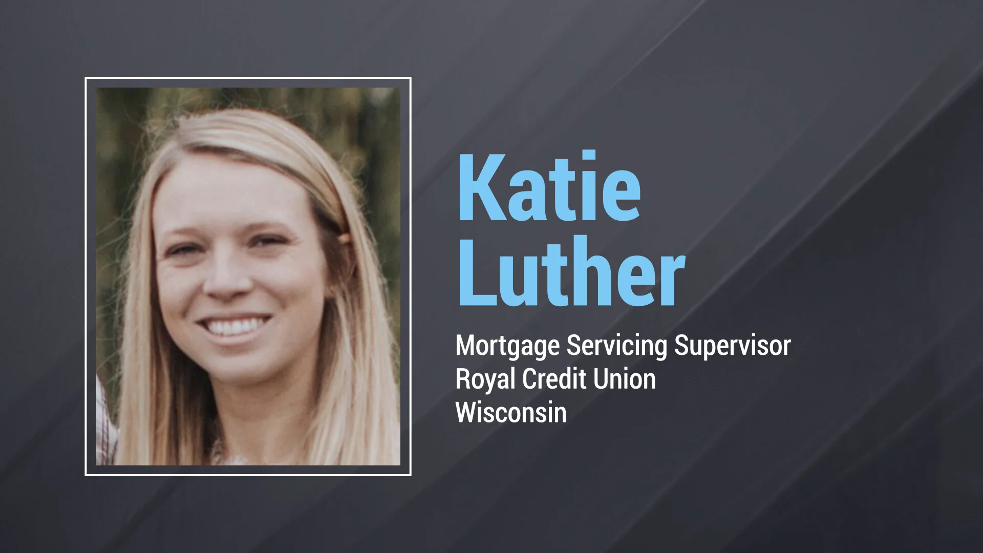 Finalist Presentation: Katie Luther