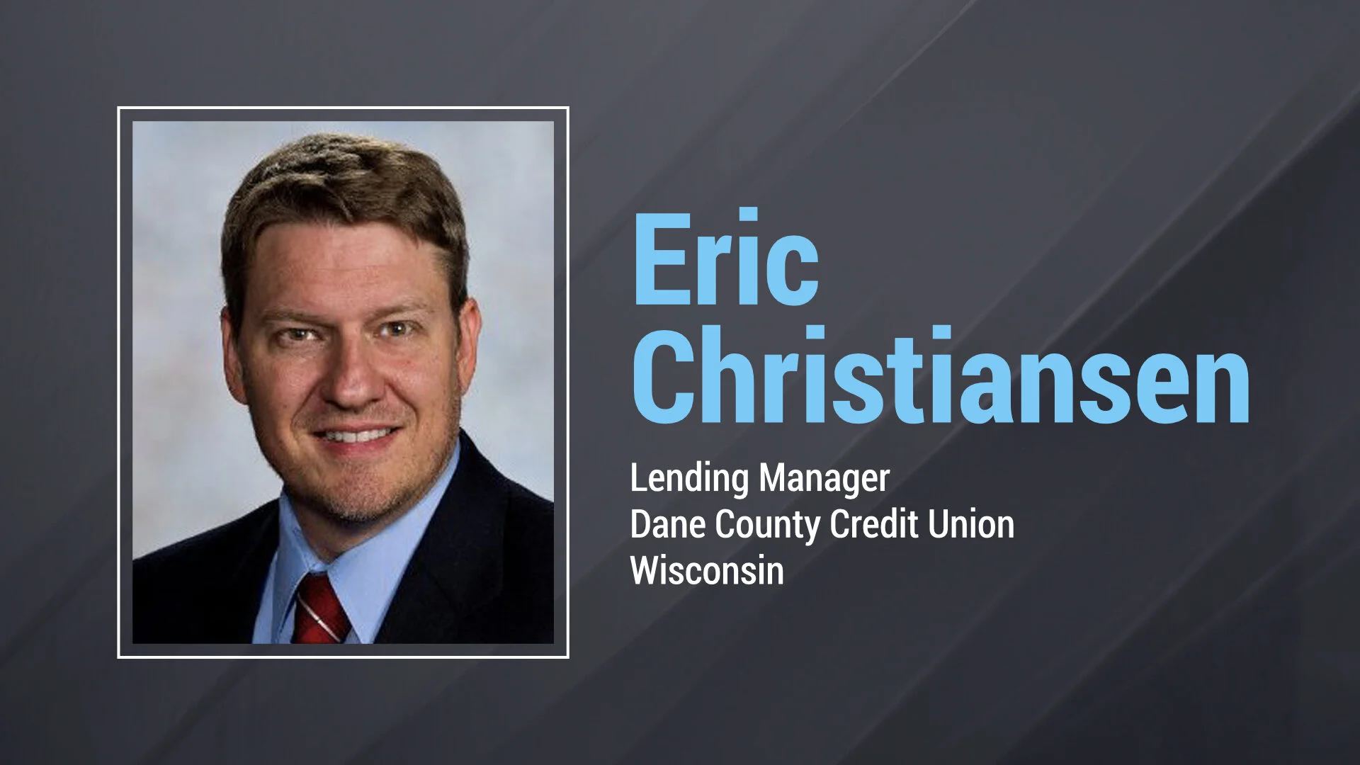 Finalist Presentation: Eric Christiansen