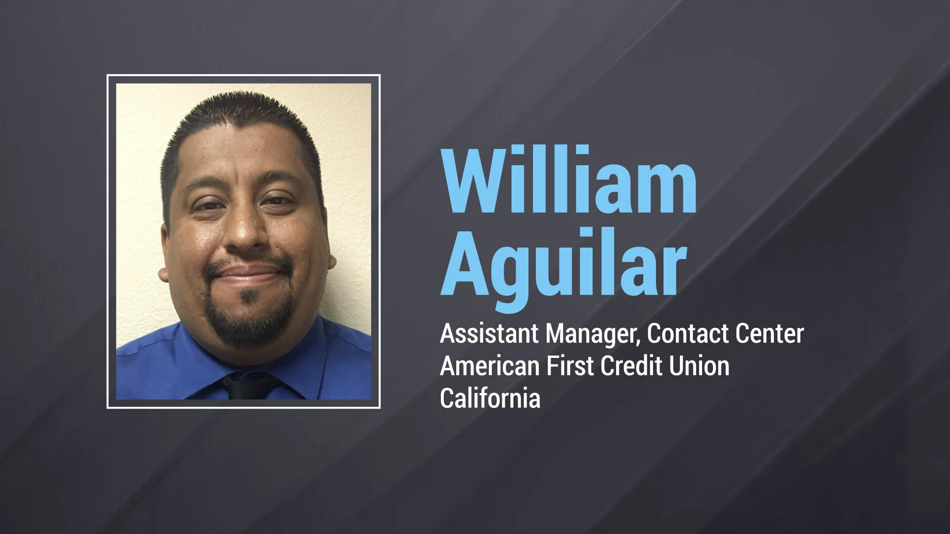Finalist Presentation: William Aguilar