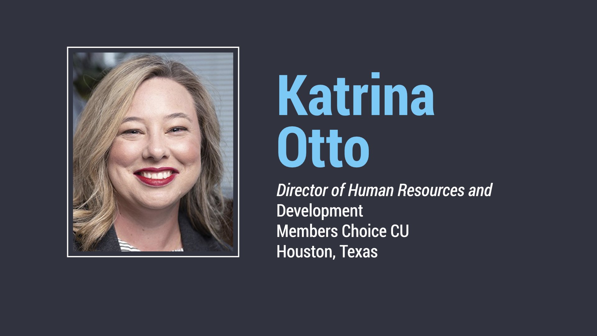 Finalist Presentation: Katrina Otto