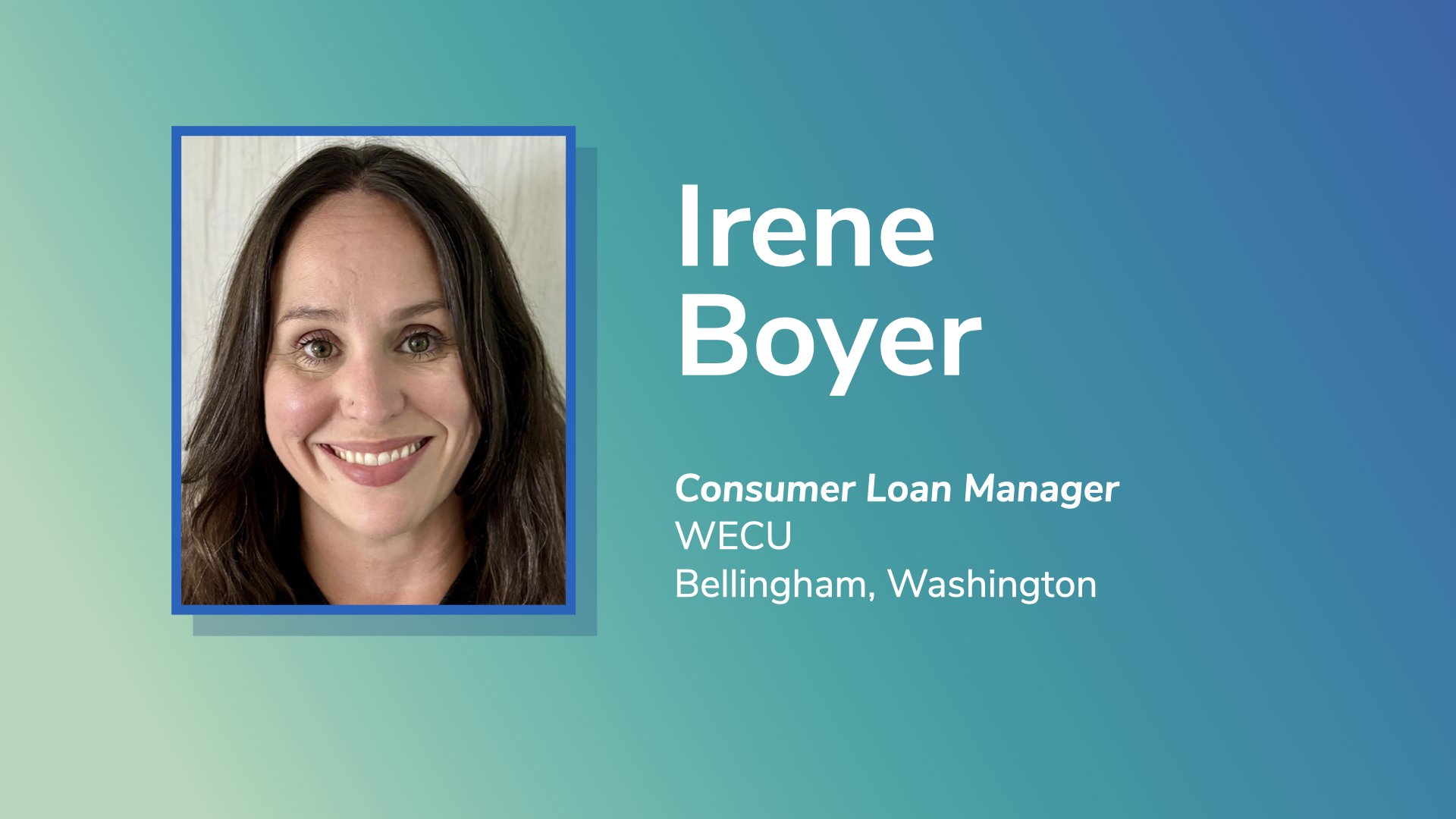 Finalist Presentation: Irene Boyer