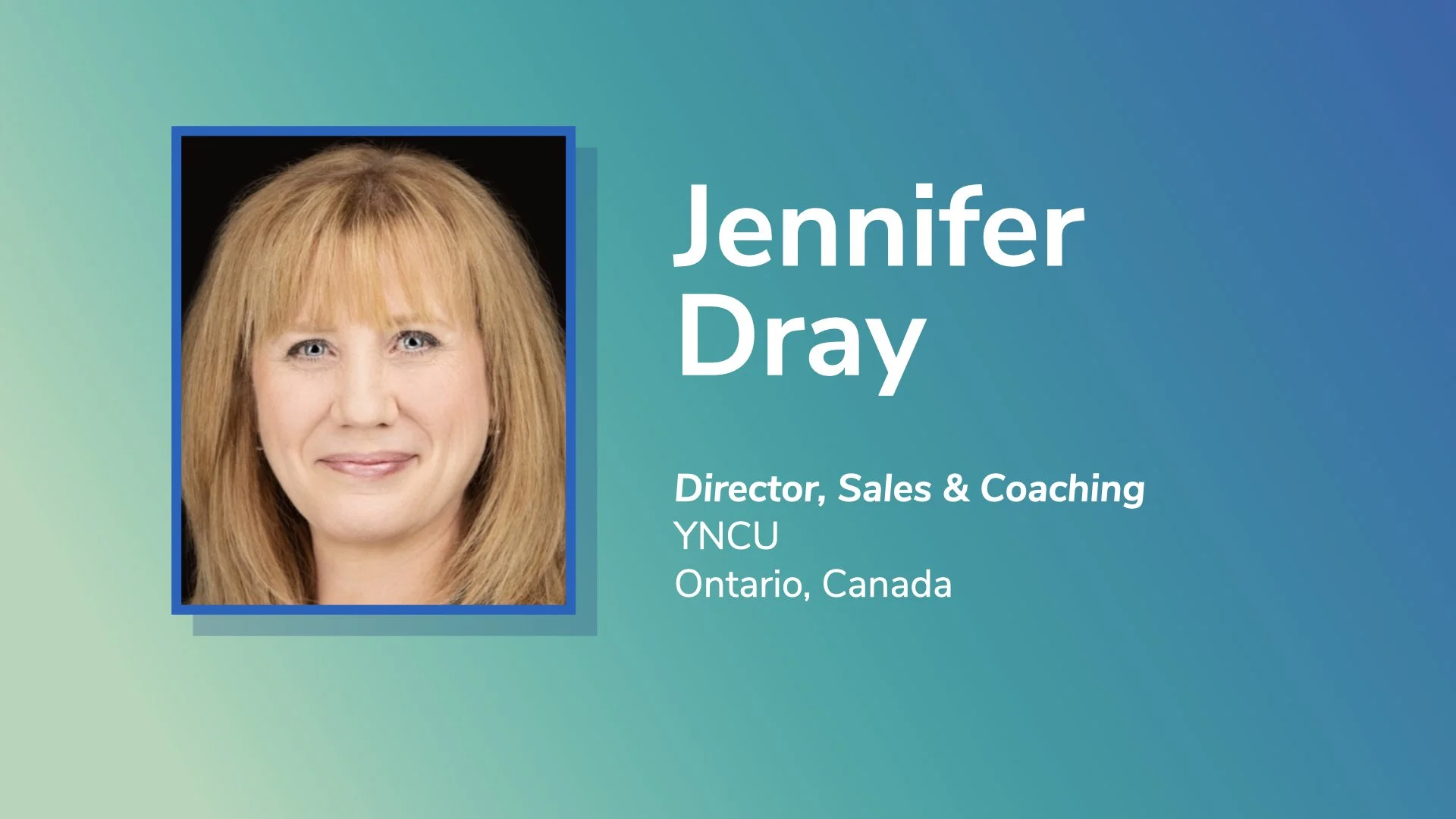 Finalist Presentation: Jennifer Dray