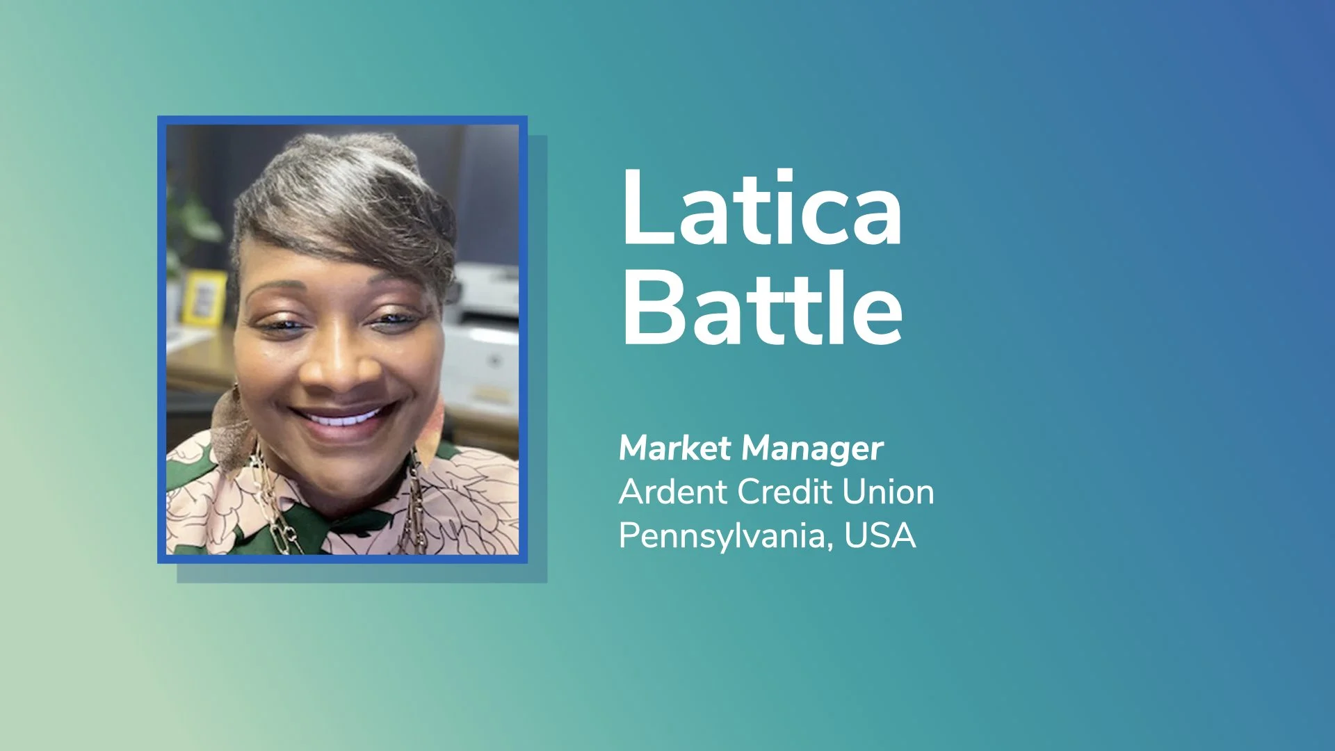 Finalist Presentation: Latica Battle