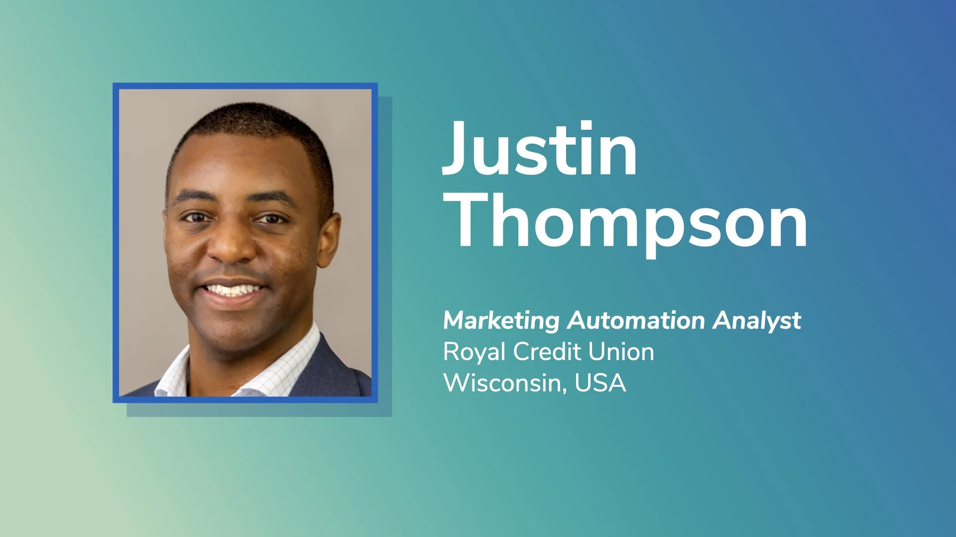 Finalist Presentation: Justin Thompson