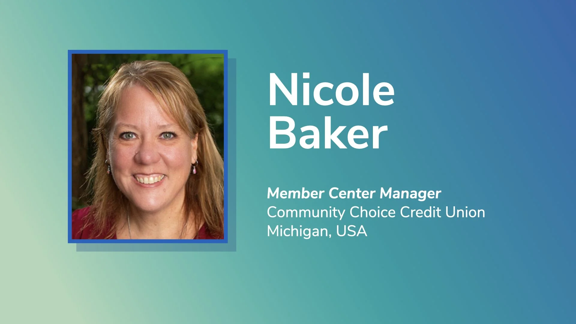 Finalist Presentation: Nicole Baker