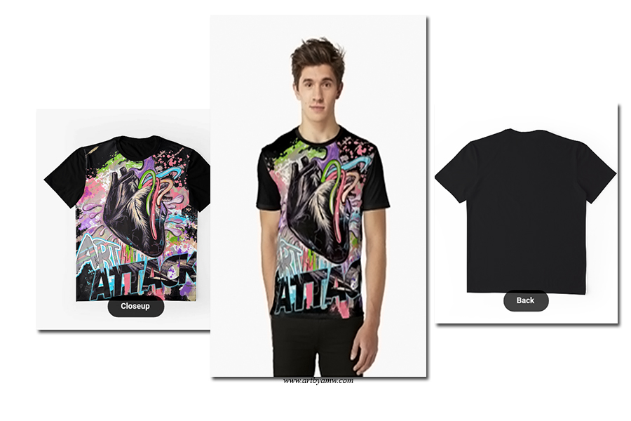 copyright 2016 Art by AmW_art attack graphic tee.jpg
