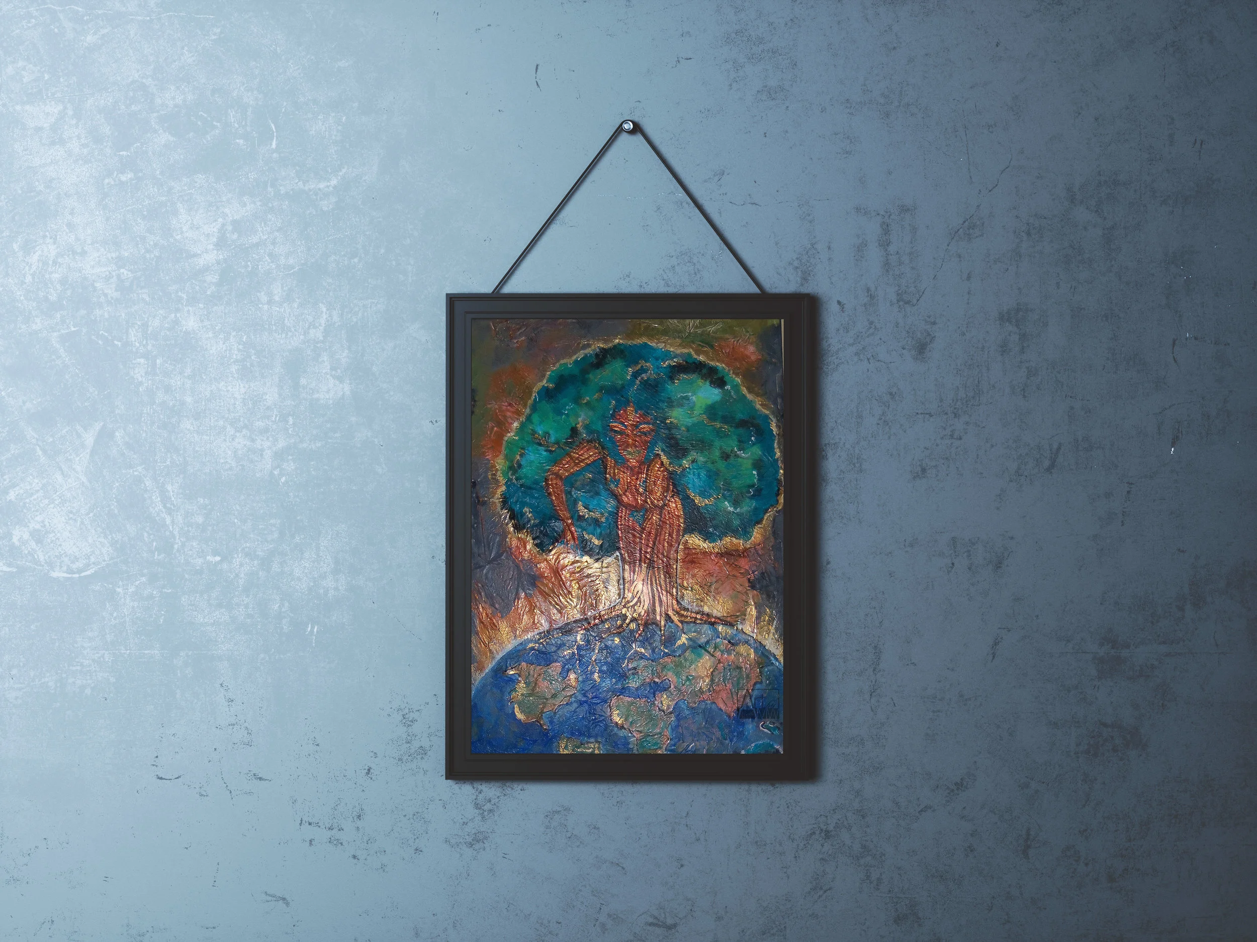 mother, mothernature, namaste, peace, love, harmoney, art, artist, painting, canvas, mixed media, gallery, art, art by amw, thisartistisaproblem, black art, black artist