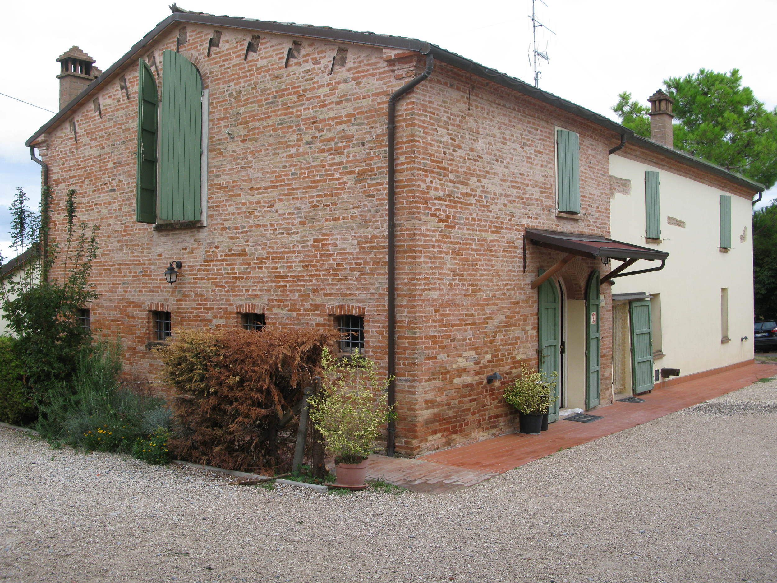 The farmhouse at La Sabbiona