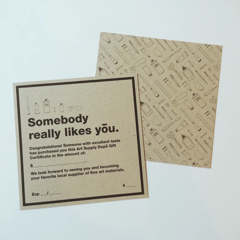 Art Supply Depo Gift Card